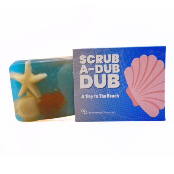 Beach Scrub A Dub Kids Soap In Gift Box Bath Bubble & Beyond 105g